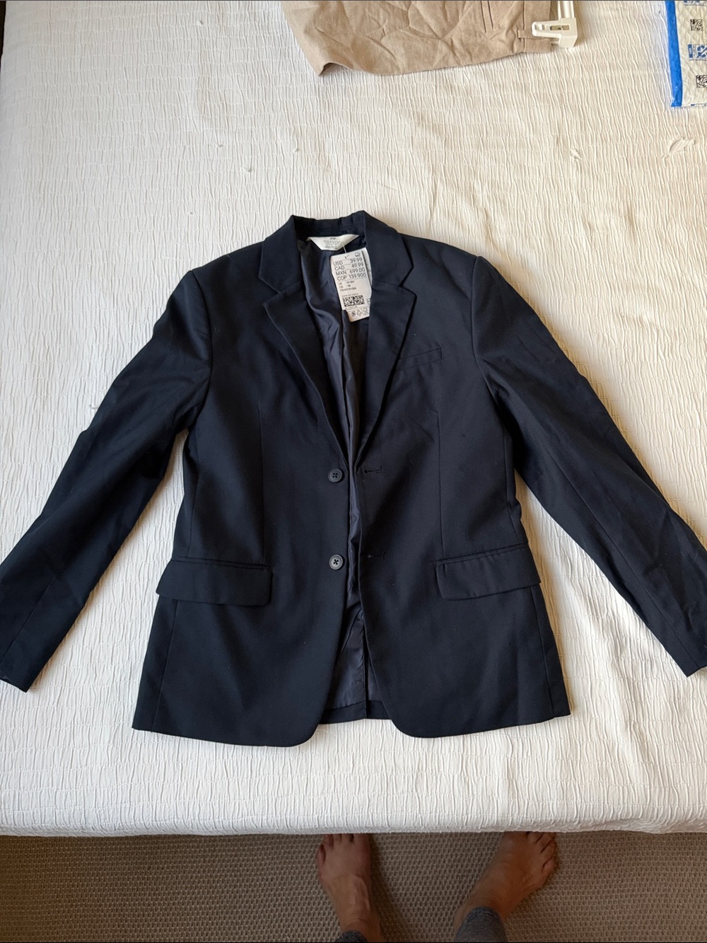 Boys’ Navy Blazer new with tags/never worn!